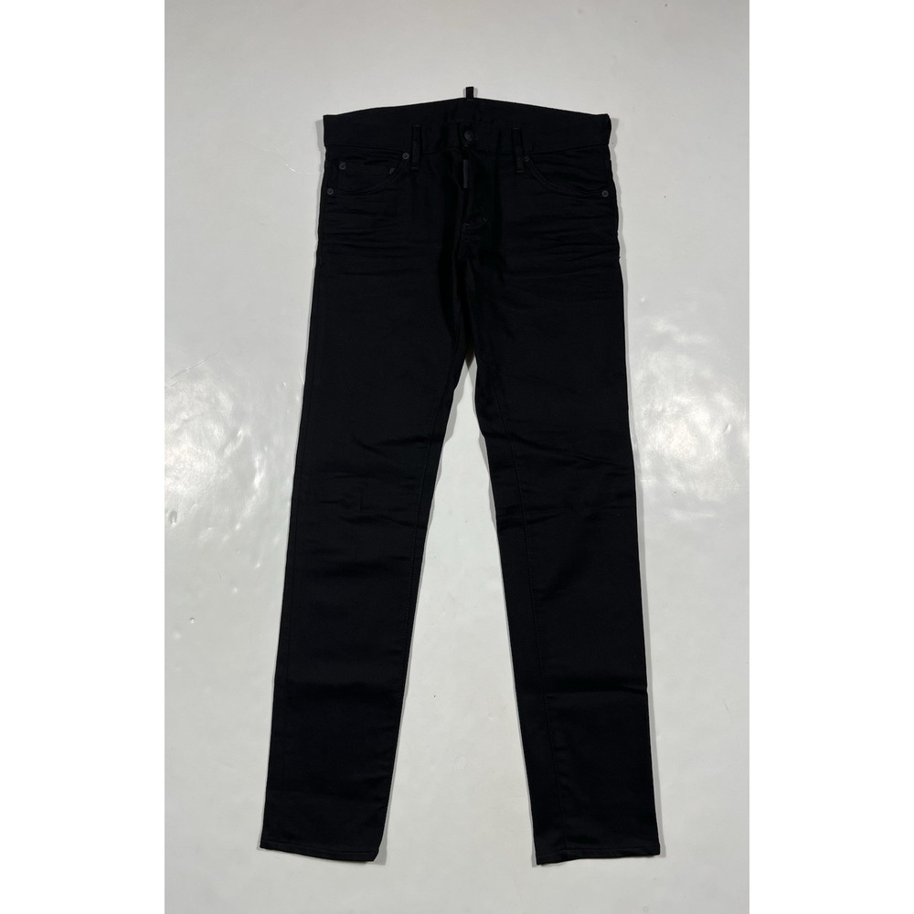 Dsquared2 Slim Fit Jeans Mens 48 (Fits 35x34) Black Denim Designer